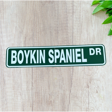 BOYKIN SPANIEL signage