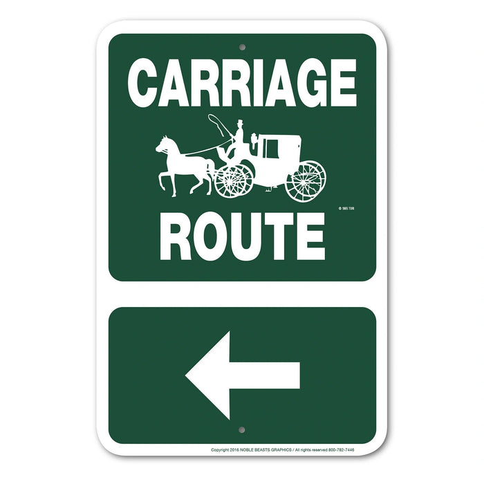 Carriage Route (Arrow Left) 146677