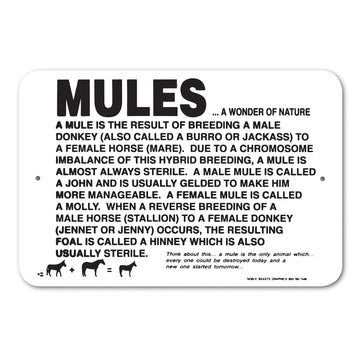 Mules sing