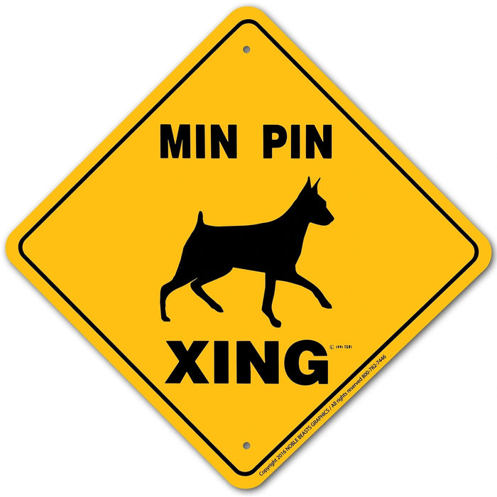 Min Pin Xing Sign Aluminum 12 in X 12 in #20656