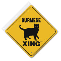 Burmese Xing Sign Aluminum 12 in X 12 in #20767