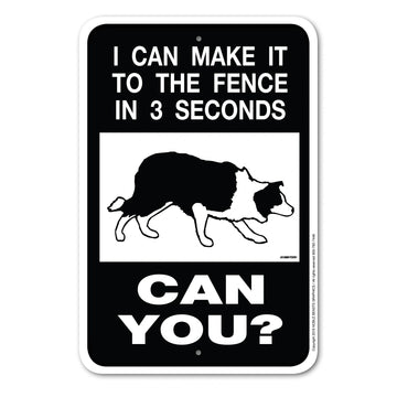 I CAN MAKE IT TO THE FENCE IN 3 SECONDS can you sing