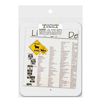 Contact Information Stall Sign Aluminum 5 in X 6 in #3643144