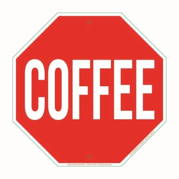 Coffee Sign Aluminum #Coffee