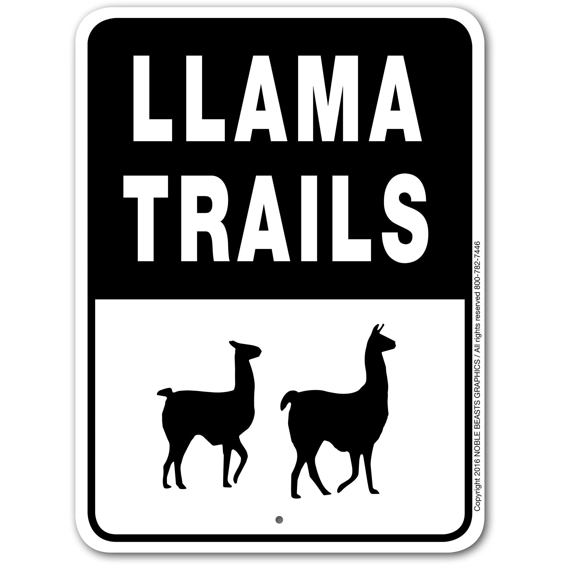 LLAMA TRAILS sing board