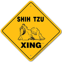 Shih Tzu Xing Sign Aluminum 12 in X 12 in #20518