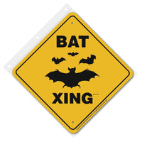 Bat Xing Sign Aluminum 12 in X 12 in #20841
