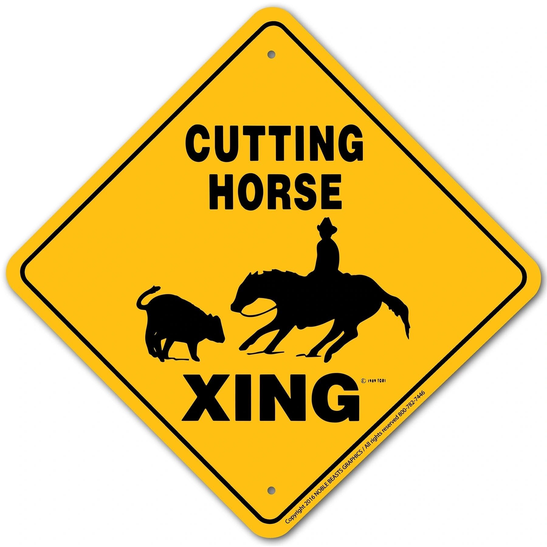 CUTTING HORSE sing board 