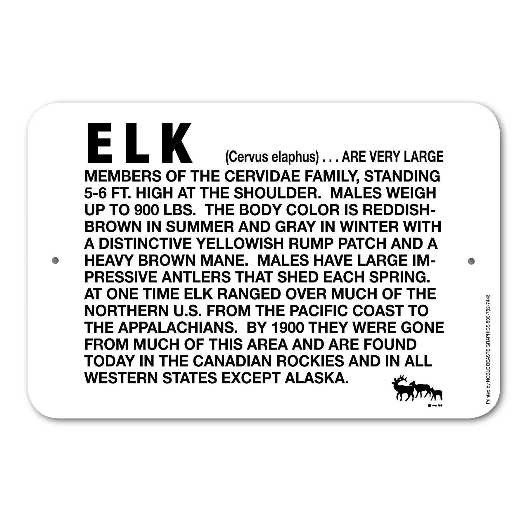 Elk signage 