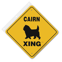 Cairn Xing Sign Aluminum 12 in X 12 in #20496