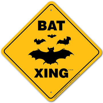 Bat Xing Sign Aluminum 12 in X 12 in #20841