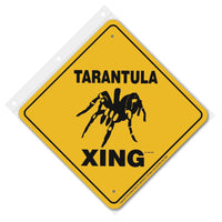 Tarantula Xing Sign Aluminum 12 in X 12 in #20816