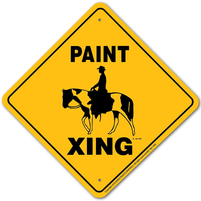 Paint Xing Sign Aluminum 12 in X 12 in #20352