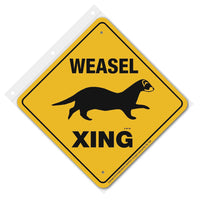 Weasel Xing Aluminum 12 in x 12 in #20039