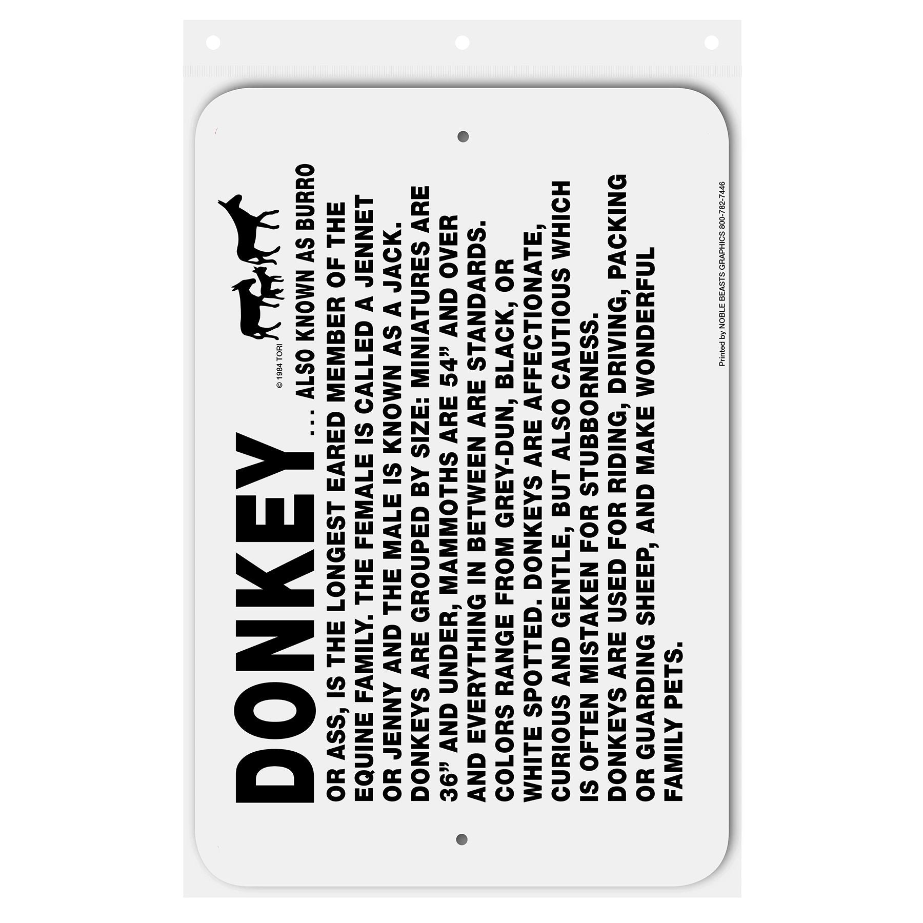 Donkey sing