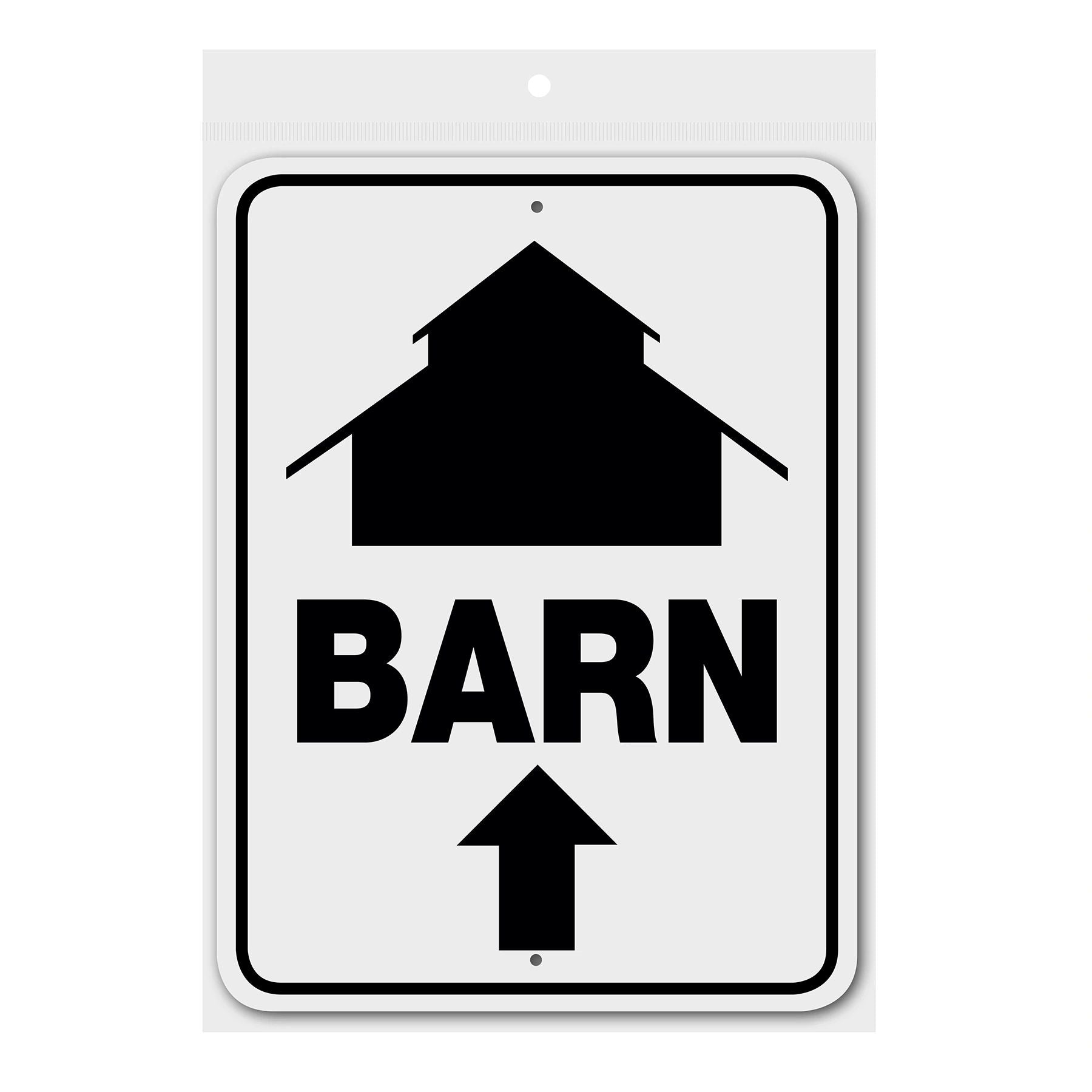 BARN signage