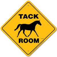 Tack Room (Horse) Sign Aluminum 12 in X 12 in #20428