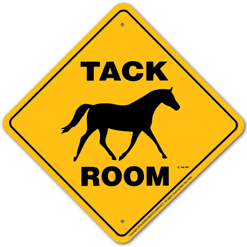 Tack Room (Horse) Sign Aluminum 12 in X 12 in #20428