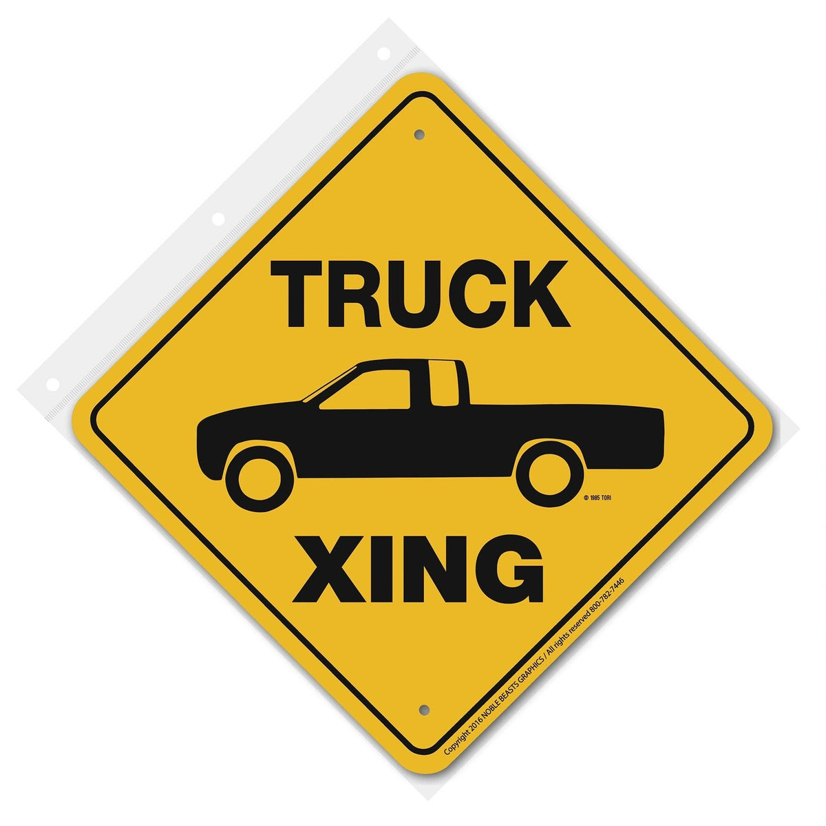 Truck (Pickup) Xing Aluminum 12 in x 12 in #20035