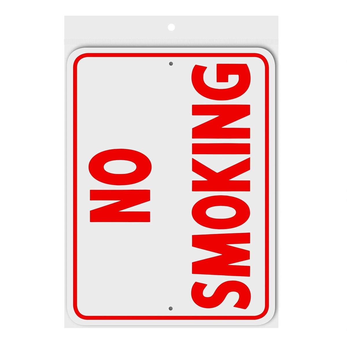 No Smoking Sign Aluminum 12 in X 9 in #3245332