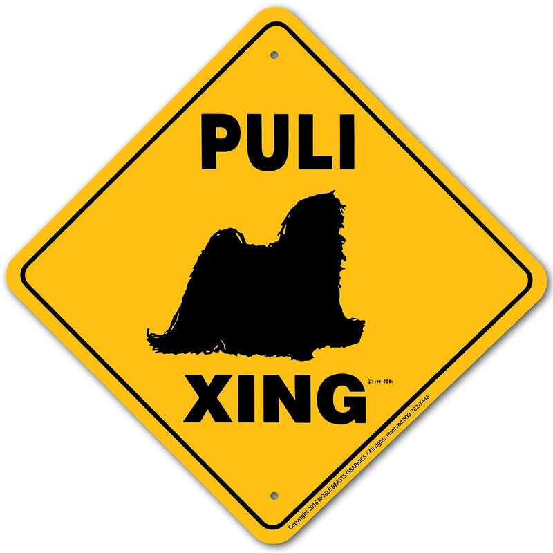 Puli Xing Sign Aluminum 12 in X 12 in #20635