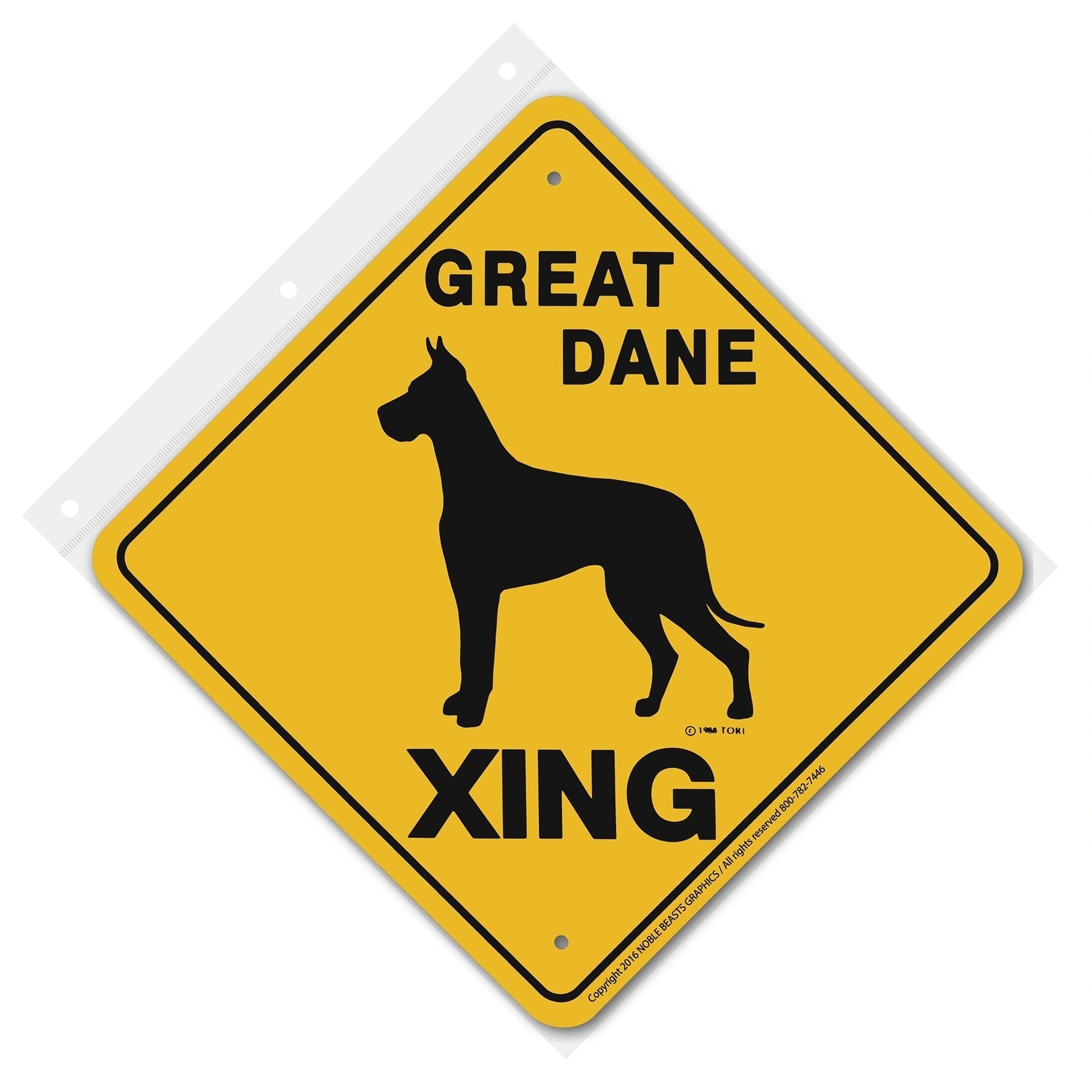 Great Dane Custom Address Steel House Sign discount