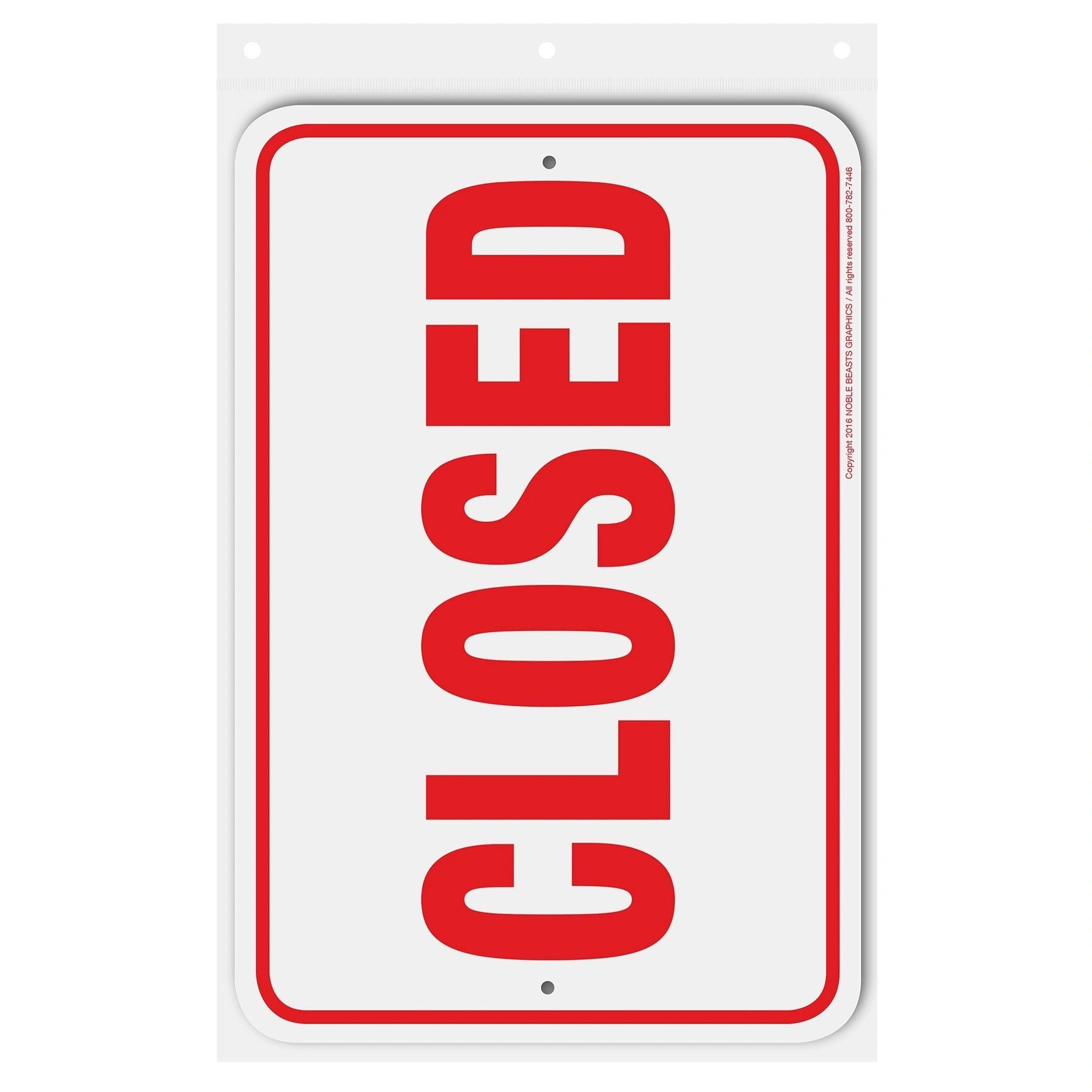 Closed  signage