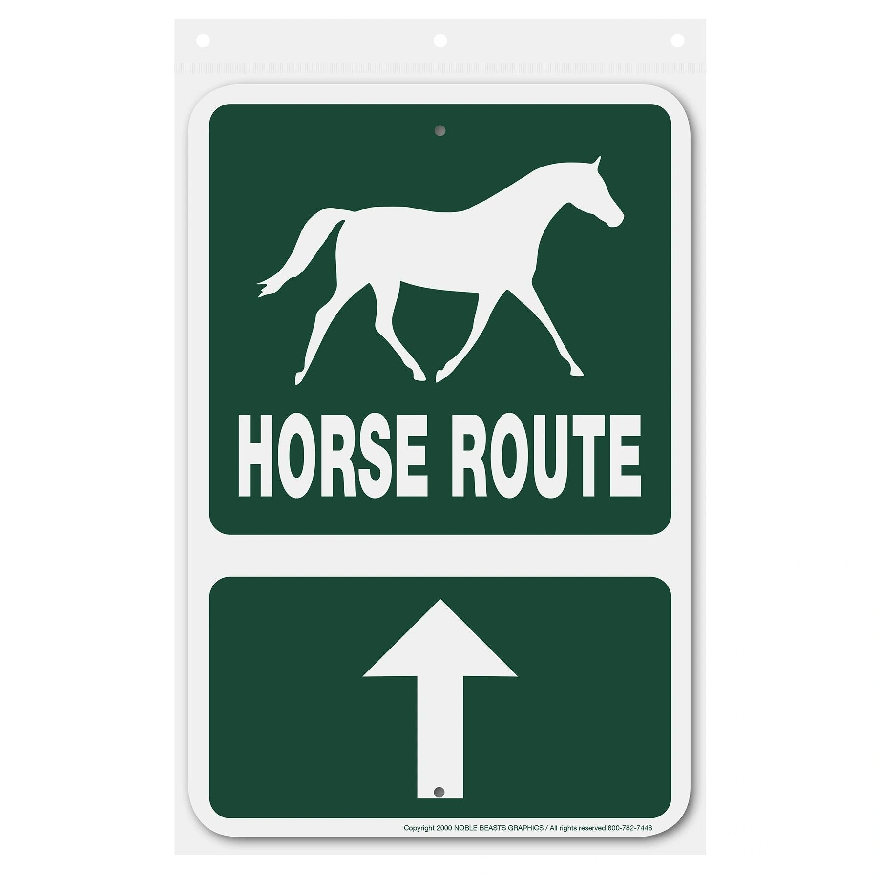 HORSE ROUTE signage