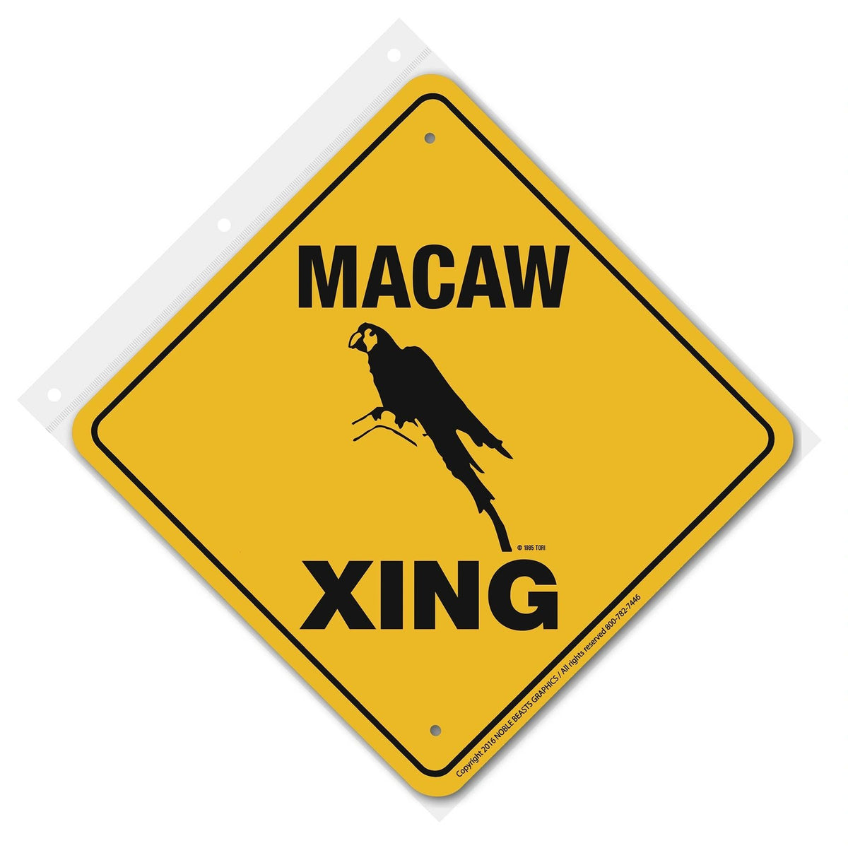 Macaw Xing Aluminum 12 in x 12 in #20010