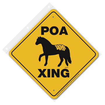 POA Xing Aluminum 12 in x 12 in #20005