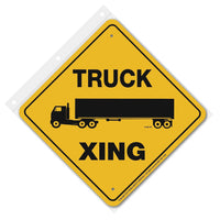 Truck (Semi) Xing Aluminum 12 in x 12 in #20036