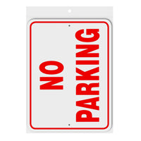 No Parking Sign Aluminum 12 in X 9 in #3245331