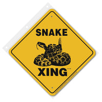 Snake Xing Sign Aluminum 12 in X 12 in #20735