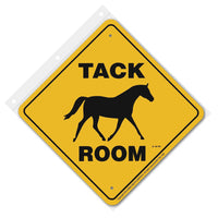 Tack Room (Horse) Sign Aluminum 12 in X 12 in #20428