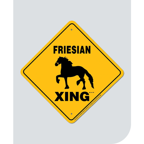 FRIESIAN Horse signage